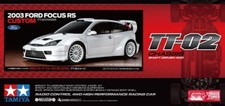 Tamiya RC 58724 1:10 Ford Focus RS Custom WRC TT-02 RC Model Car Assembly Kit