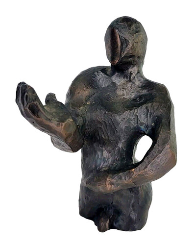 Brutalist abstract nude male - nude,