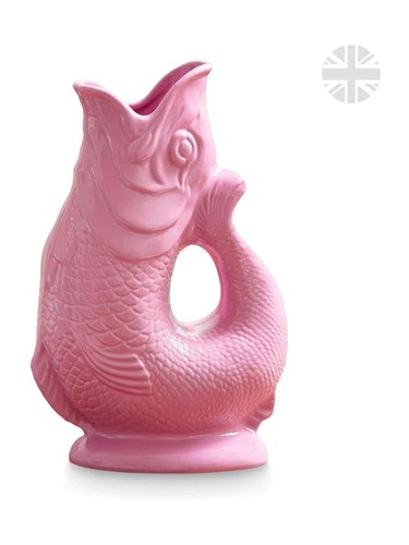 Wade fish jug - wade, pink