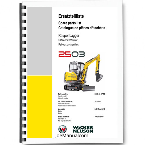 Wacker neuson 2503 crawler - neuson,