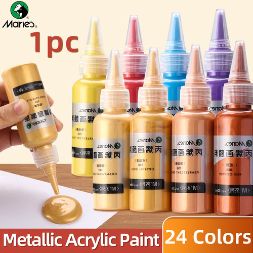 50ml metallic acrylic paint - metallic,