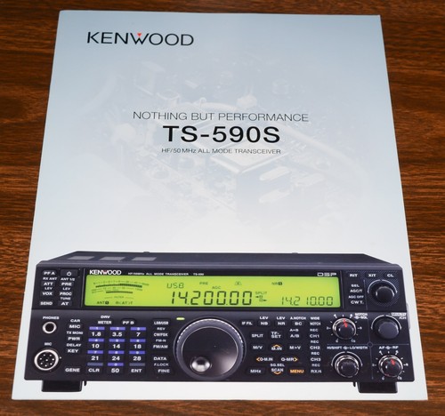 Rare kenwood 590s - ts-590s, brochure