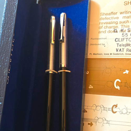 Sheaffer pen pencil set - &, with