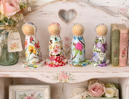 Hand crafted wooden peg - crafted,