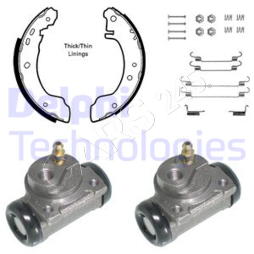 Brake shoe set delphi fits - brake,