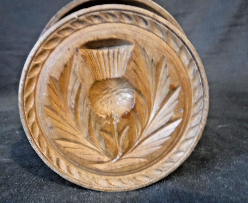 Antique butter press - antique,