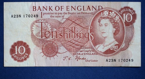 1967 bank england ten 10 - of,
