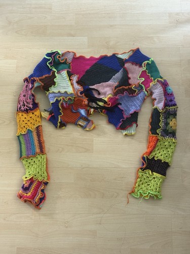 Handmade patchwork crochet