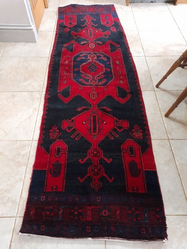Antique rug runner handmade - rug,