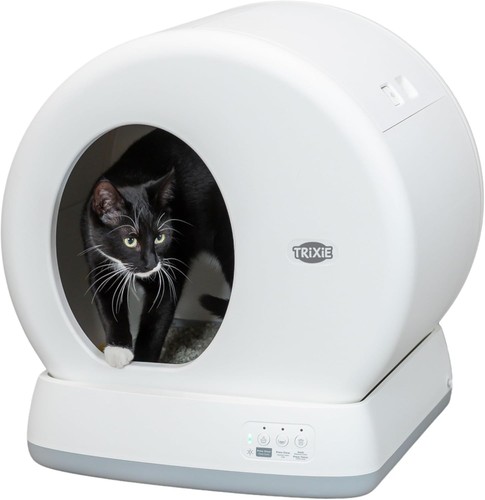 Self cleaning litter box - litter,