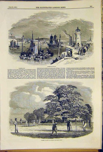Original old antique print - original,
