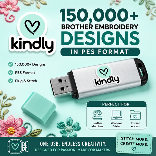 Huge brother embroidery usb - huge,