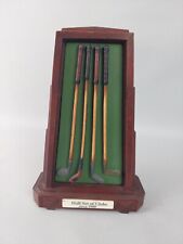 Half Set Of Clubs Golf Club Plaque Circa 1900'S Golf Clubs History Craft 2005