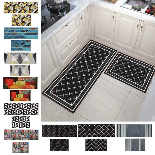 2pcs kitchen floor mat rubber - floor,
