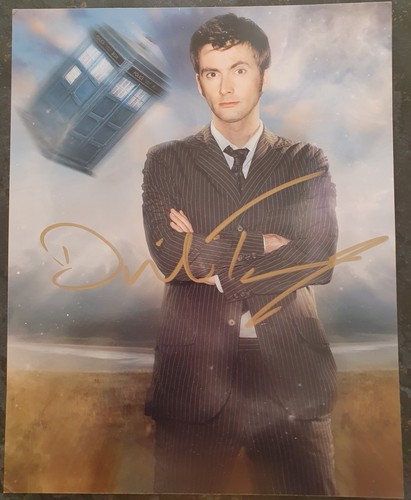 David tennant signed 10x8 - tennant,