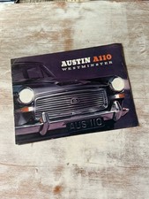 1960's A110 Austin Westminster Original Sales Brochure 12 pages