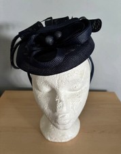 Bead Round Pillbox Loop Sinamay Headband Fascinator for Women Special Occasion