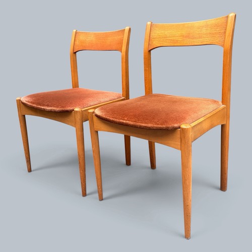 Pair mid century beech - pair, mid-century
