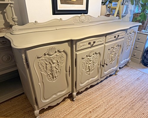 Refinished huge french carved - french,
