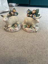 sheep porcelain matching duo