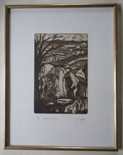 Modernist Aquatint Etching