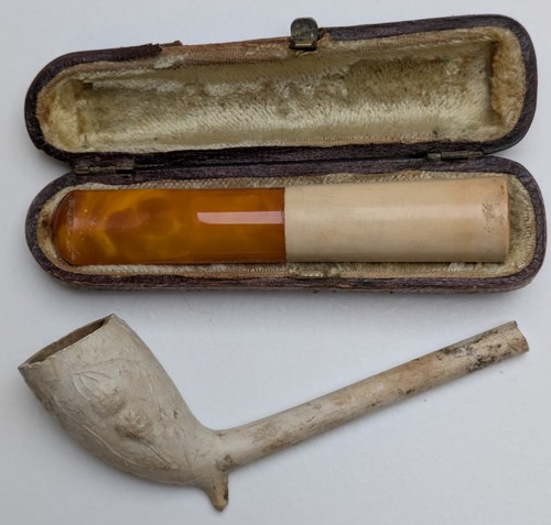 Antique cased real amber - cased,