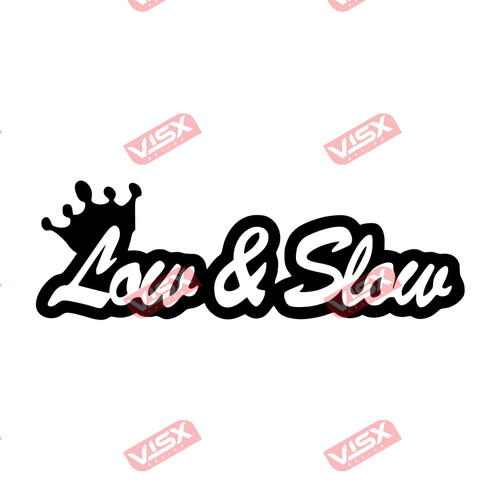 Low slow decal - sticker, drift