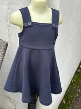 Boden Pinafore Bib Straps Navy