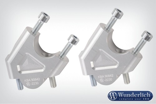 Wunderlich silver risers - , 40mm