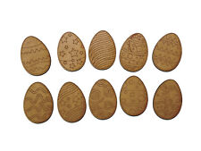 Wooden MDF Easter Eggs craft