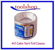 40 Small Foil Mince Pie Dishes