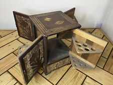 Vintage Japanese Wooden Inlaid