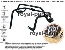 Crash guard with slider puck - guard,