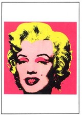 MARILYN MONROE  POSTER. A3 repro.  ANDY WARHOL, Pop  art.