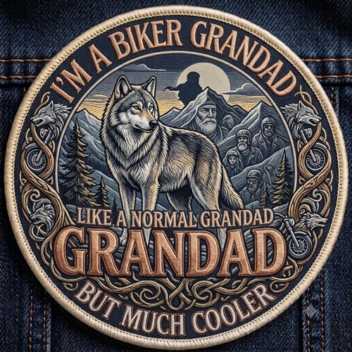 Motorbike grandad biker iron - grandad,