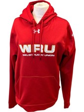 Under Armour WRU Welsh Rugby Union Red Hoodie Size M
