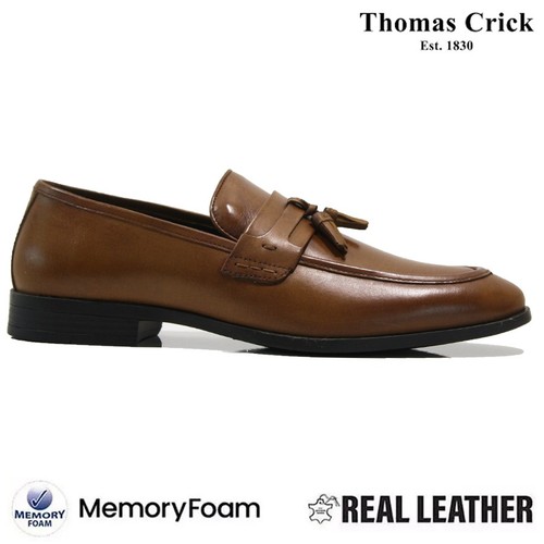 Mens leather tassell moccasin - mens,