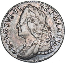 1757 Sixpence - George II