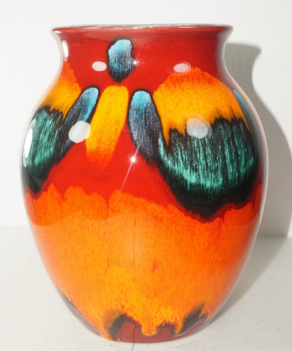Poole pottery volcano lava - 'volcano',