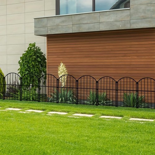 10x rustproof metal fence - 10x,