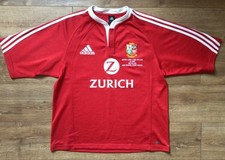 BRITISH LIONS 2005 Tour Rugby Union MATCH DETAIL EMBROIDERY HOME Shirt - LARGE