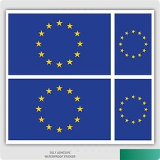 4 x European Union / EU Flag