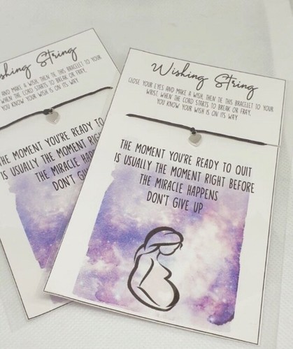 Ivf fertility wish bracelet - fertility,