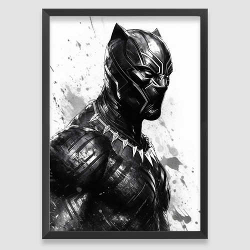 Black white marvel - white,