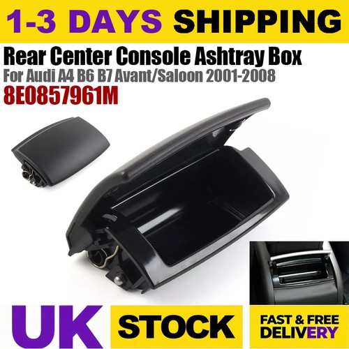Black rear centre ashtray - centre,