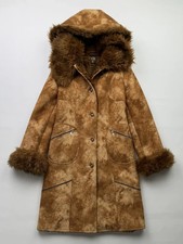 Vintage Faux Sheepskin Coat