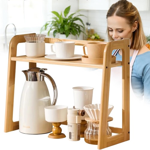 Coffee station organizer for - coffee,