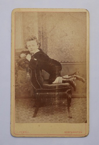 Cdv victorian boy a - victorian,
