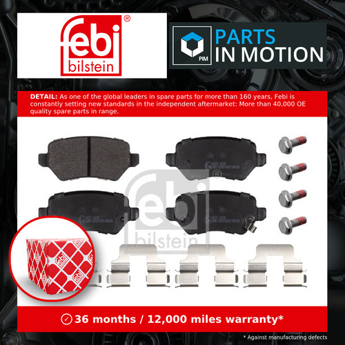 Brake pads set fits - brake,