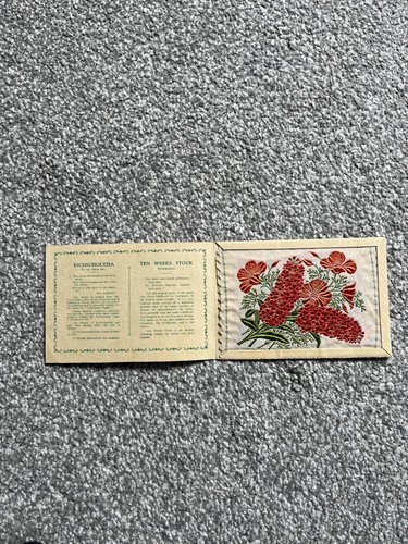 Kensitas flowers card 1934 - card,